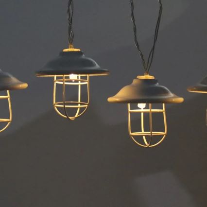 LED-koristevalot ulkokäyttöön LOFT 10xLED / 2xAA