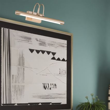 LED-kuvavalo LED/9W/230V 3000K 42 cm mattakromi