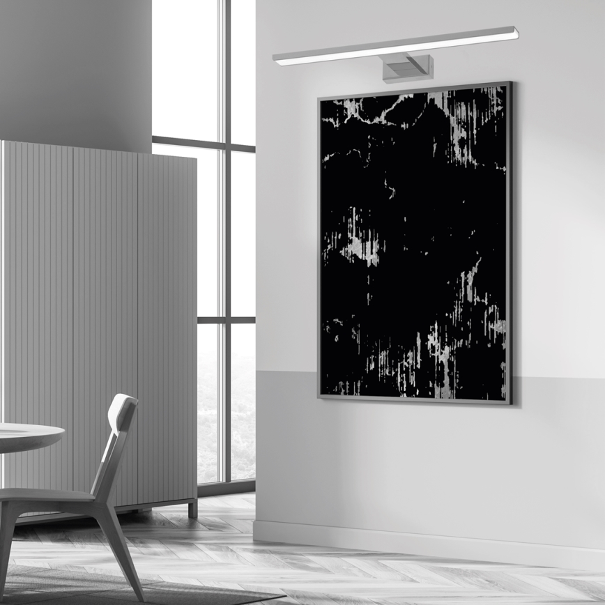 LED-kuvavalo PINTO LED/12W/230V kiiltävä kromi