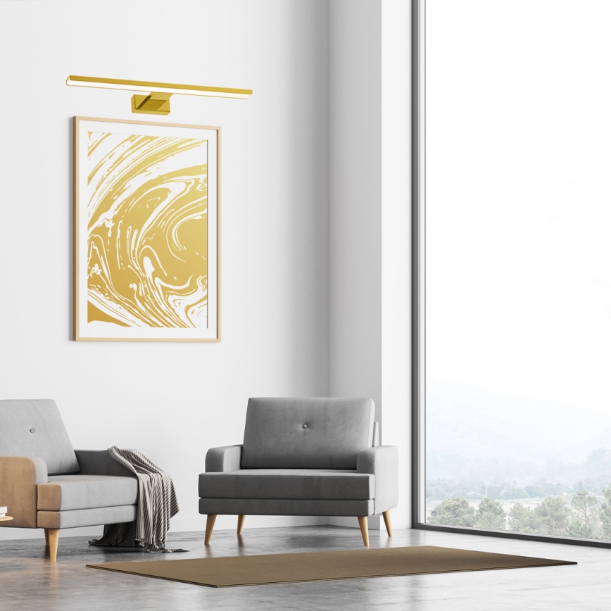 LED-kuvavalo PINTO LED/12W/230V kulta