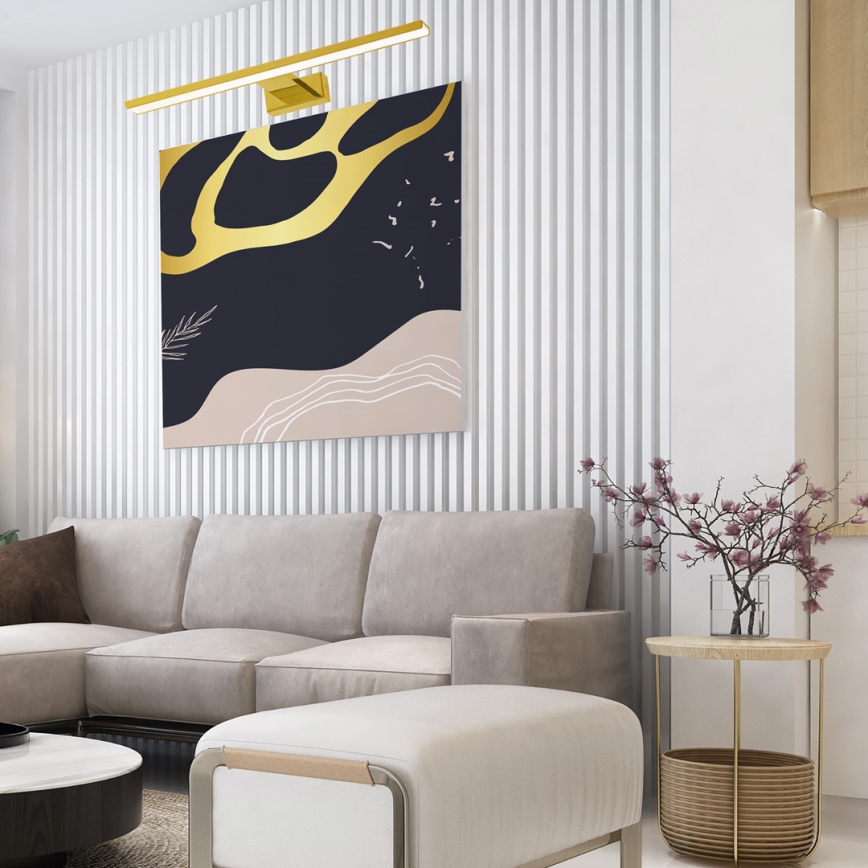 LED-kuvavalo PINTO LED/12W/230V kulta