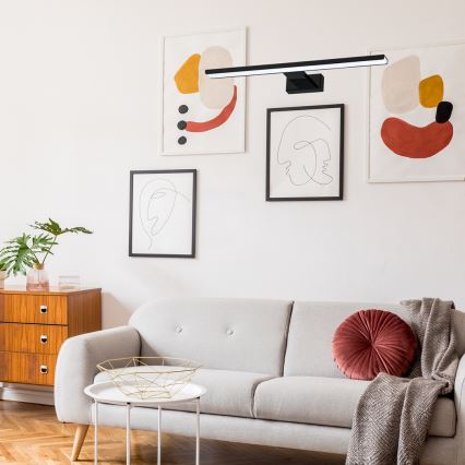 LED-kuvavalo PINTO LED/12W/230V musta