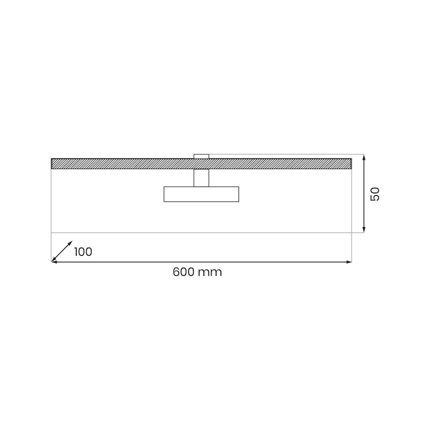 LED-kuvavalo PRADO LED/11W/230V kiiltävä kromi