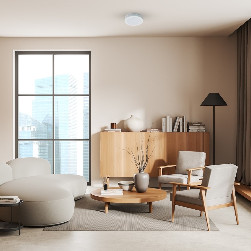 LED-kylpyhuoneen kattovalaisin MARLON LED/12W/230V halkaisija 18 cm IP54 valkoinen