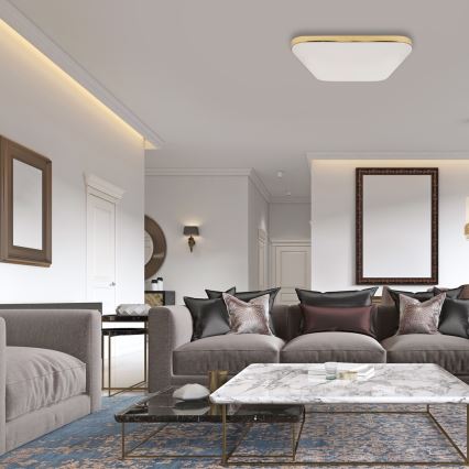 LED Kylpyhuoneen kattovalaisin NEMO LED/17W/230V IP44 kulta