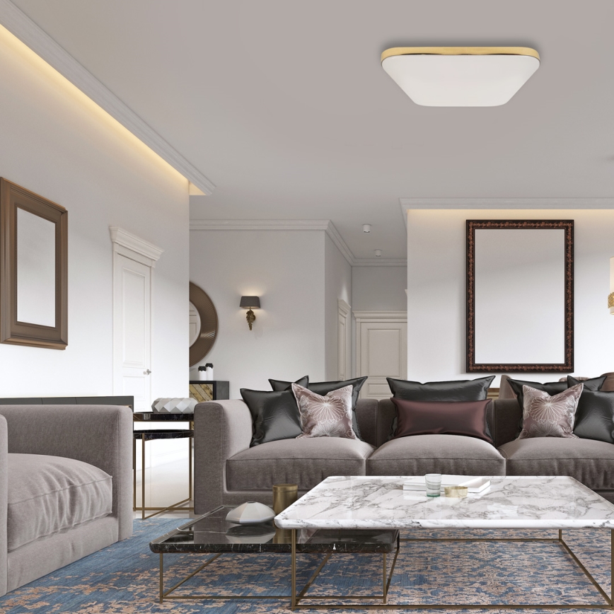 LED Kylpyhuoneen kattovalaisin NEMO LED/17W/230V IP44 kulta