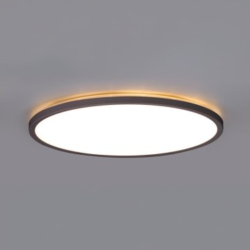 LED Kylpyhuoneen kattovalaisin NIVERA LED/24W/230V IP54 3000/4000/6000K Ø 30 cm musta