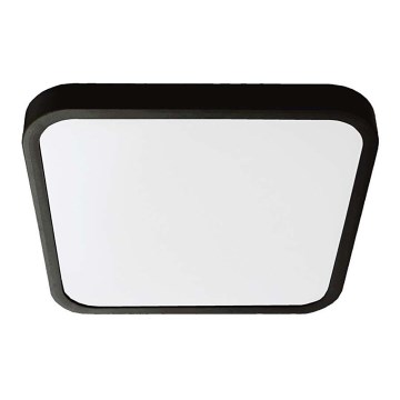 LED Kylpyhuoneen kattovalaisin SAMSUNG CHIP LED/18W/230V IP44 6500K 25x25 cm musta