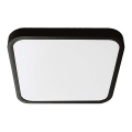 LED Kylpyhuoneen kattovalaisin SAMSUNG CHIP LED/48W/230V IP44 3000K 42x42 cm musta