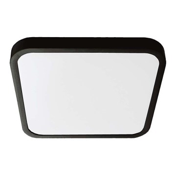 LED Kylpyhuoneen kattovalaisin SAMSUNG CHIP LED/48W/230V IP44 6500K 42x42 cm musta