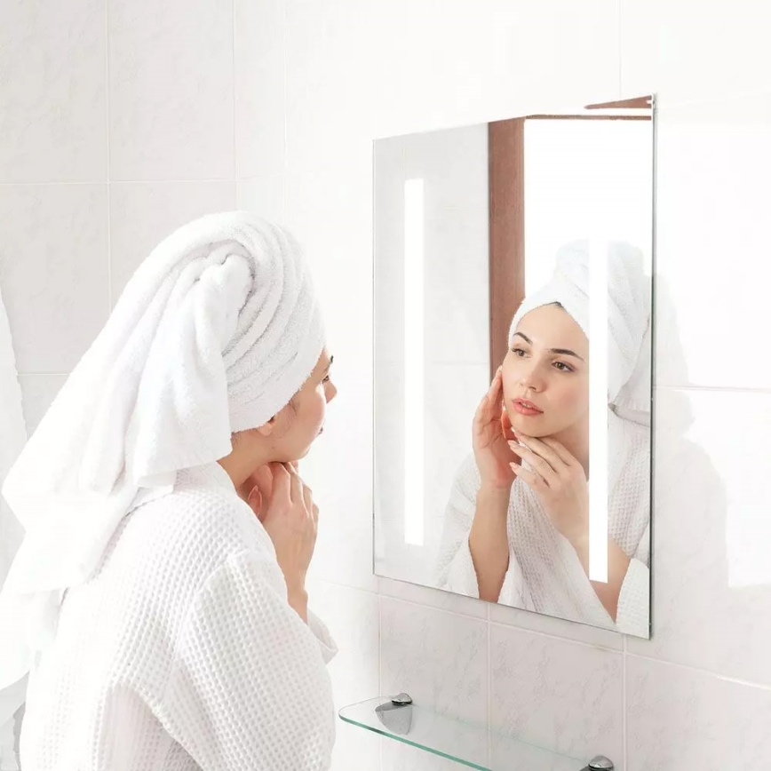 LED Kylpyhuoneen lämmitetty valaistu peili LED/17W/230V IP44