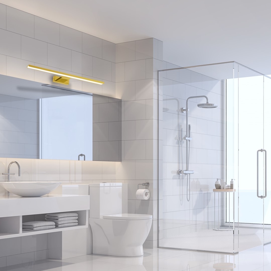 LED Kylpyhuoneen peilin valaisin SHINE LED/13,8W/230V 60 cm IP44 kultainen