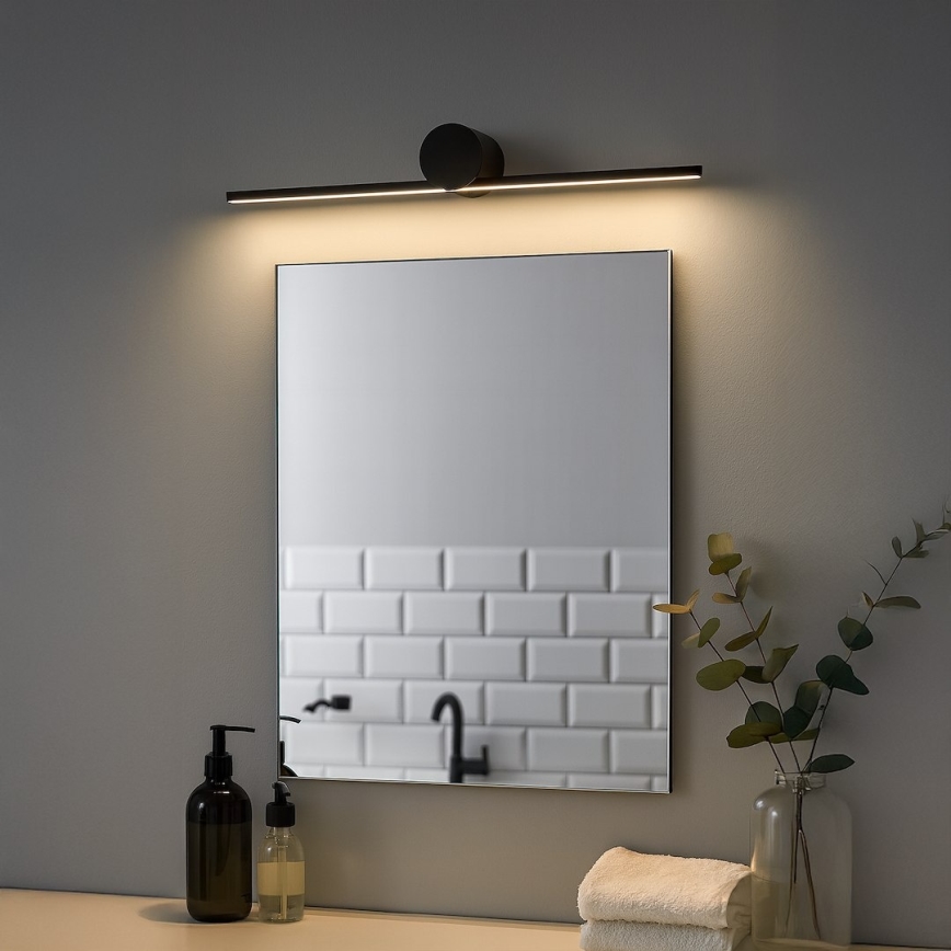 LED-kylpyhuoneen peilivalaisin ARTIST LED/6W/230V 40 cm IP44 musta