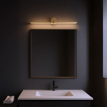 LED-kylpyhuoneen peilivalaisin ARTIST LED/9W/230V 60 cm IP44 kultainen