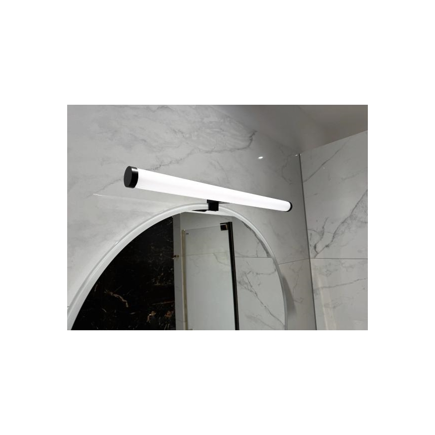 LED kylpyhuoneen peilivalaisin LED/12W/230V 59,5 cm IP44 musta