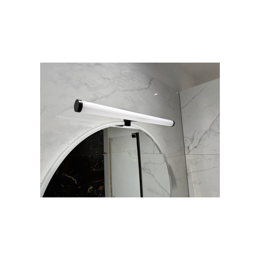 LED kylpyhuoneen peilivalaisin LED/12W/230V 59,5 cm IP44 musta