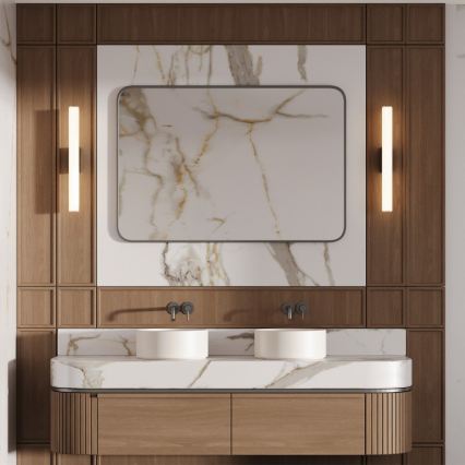 LED-kylpyhuoneen peilivalaisin LINEA LED/8W/230V 3000/4000/6000K IP44 45 cm mattakromi
