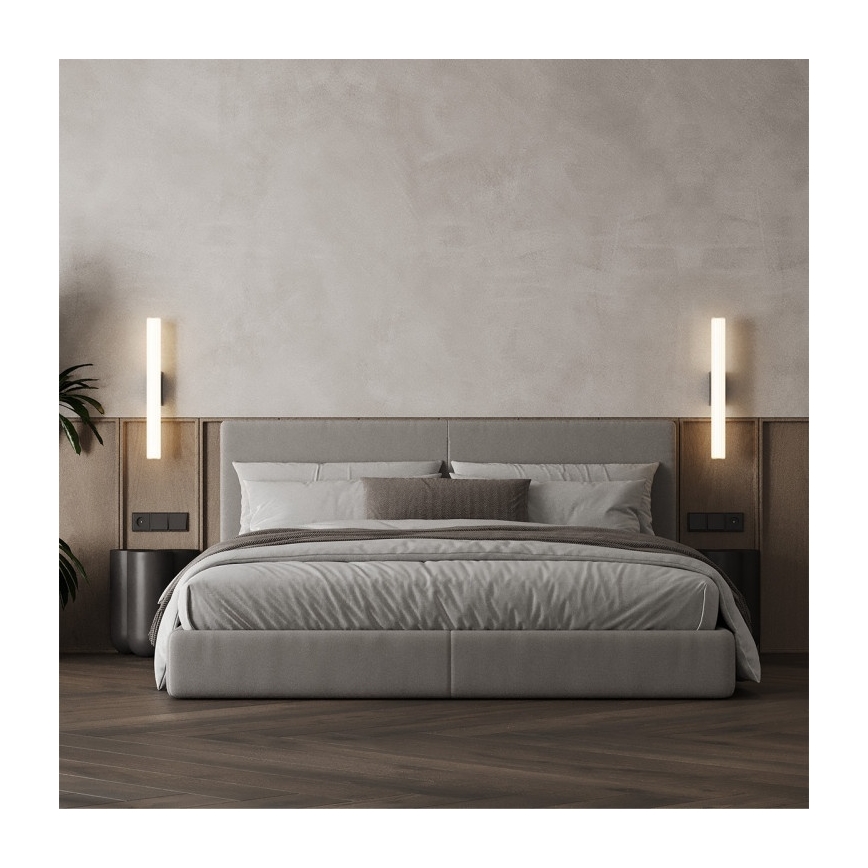 Peilivalaisin LINEA LED/8W/230V 3000/4000/6000K IP44 45 cm musta