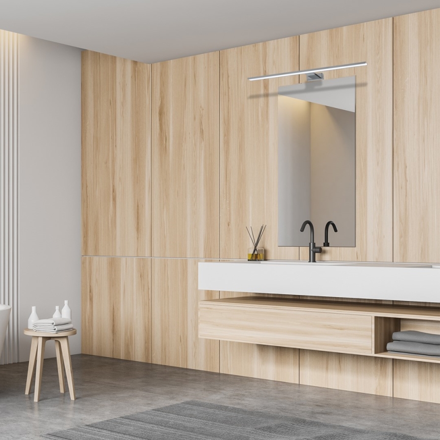 LED-kylpyhuoneen peilivalaisin SHINE LED/15W/230V 80 cm IP44 kiiltävä kromi