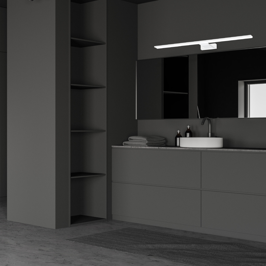 LED-kylpyhuoneen peilivalaisin SHINE WHITE LED/15W/230V 80 cm IP44 valkoinen