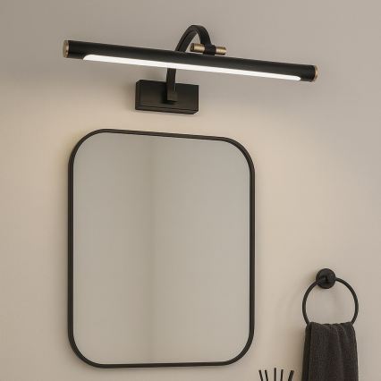 LED-kylpyhuoneen peilivalaisin VINCI LED/15W/230V 60 cm IP44 musta
