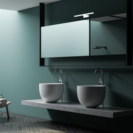 LED-kylpyhuoneen seinävalaisin SHINE, 7 W, 230 V, 30 cm, IP44, valkoinen