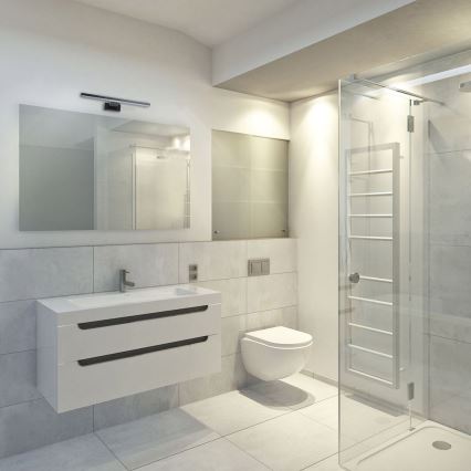 LED-kylpyhuoneen seinävalaisin SHINE LED/7W/230V 30 cm IP44 musta