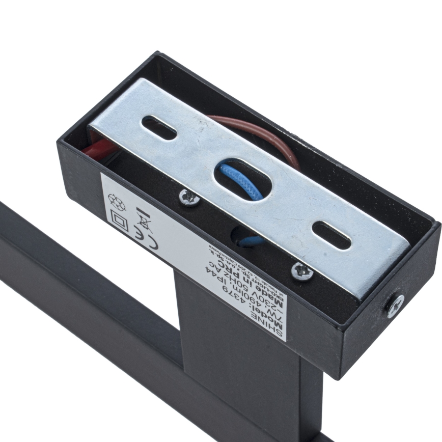 LED-kylpyhuoneen seinävalaisin SHINE LED/7W/230V 30 cm IP44 musta