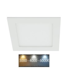 LED Kylpyhuoneen upotettava valo LED/12W/230V 3000/4000/6000K IP44
