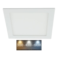 LED Kylpyhuoneen upotettava valo LED/24W/230V 3000/4000/6000K IP44