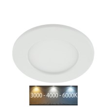 LED Kylpyhuoneen upotettava valo LED/6W/230V 3000/4000/6000K IP44
