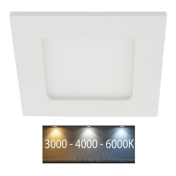 LED Kylpyhuoneen upotettava valo LED/6W/230V 3000/4000/6000K IP44