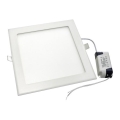 LED Kylpyhuoneen upotettava valo RIKI-V LED/18W/230V 225x225 mm IP40