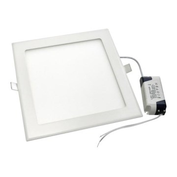 LED Kylpyhuoneen upotettava valo RIKI-V LED/18W/230V 225x225 mm IP40
