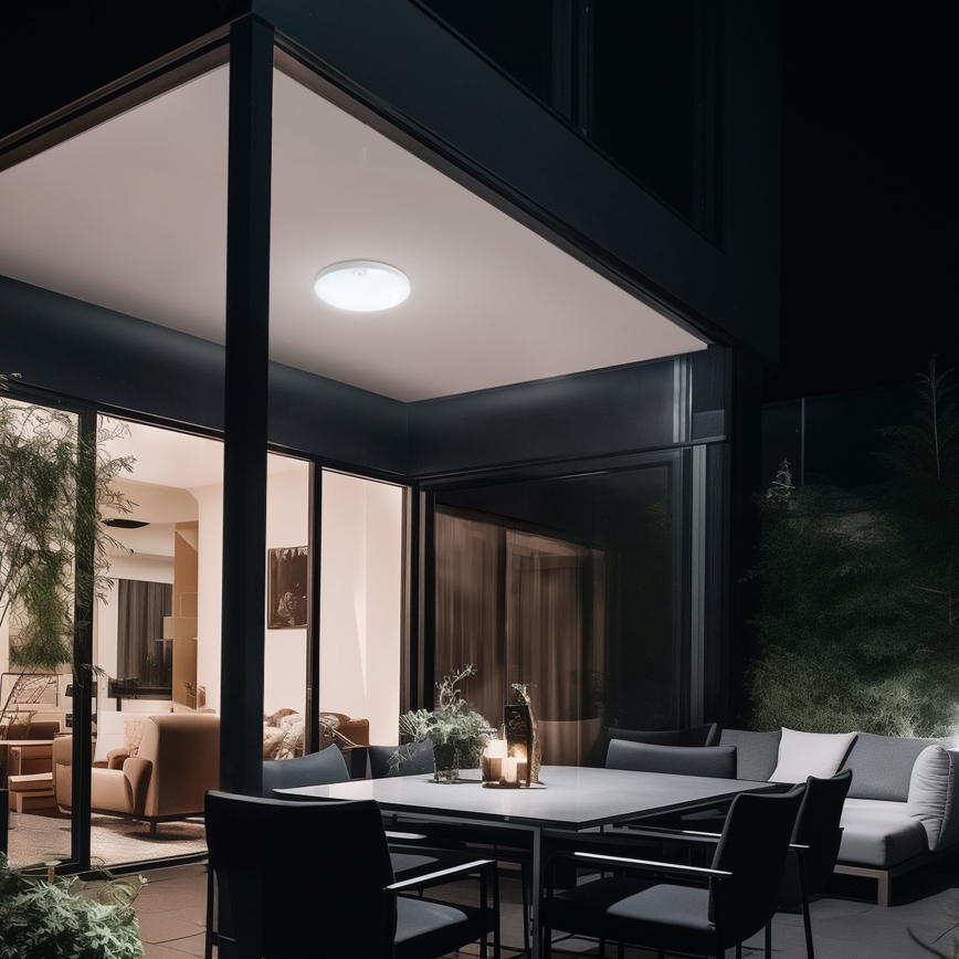 LED-seinävalaisin kylpyhuoneeseen liiketunnistimella NYMPHEA PROXI LED/18W/230V IP54 4000K