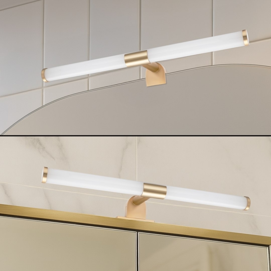 LED-kylpyhuonepeilivalaisin 2-in-1 APA LED/6W/230V 40 cm IP44 kultainen