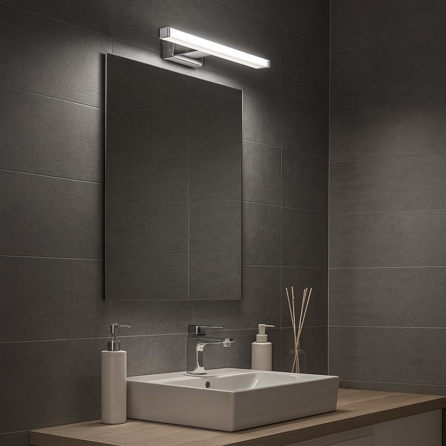 LED-kylpyhuonepeilivalaisin MIRORE LED/5W/230V 30 cm IP44 kiiltävä kromi