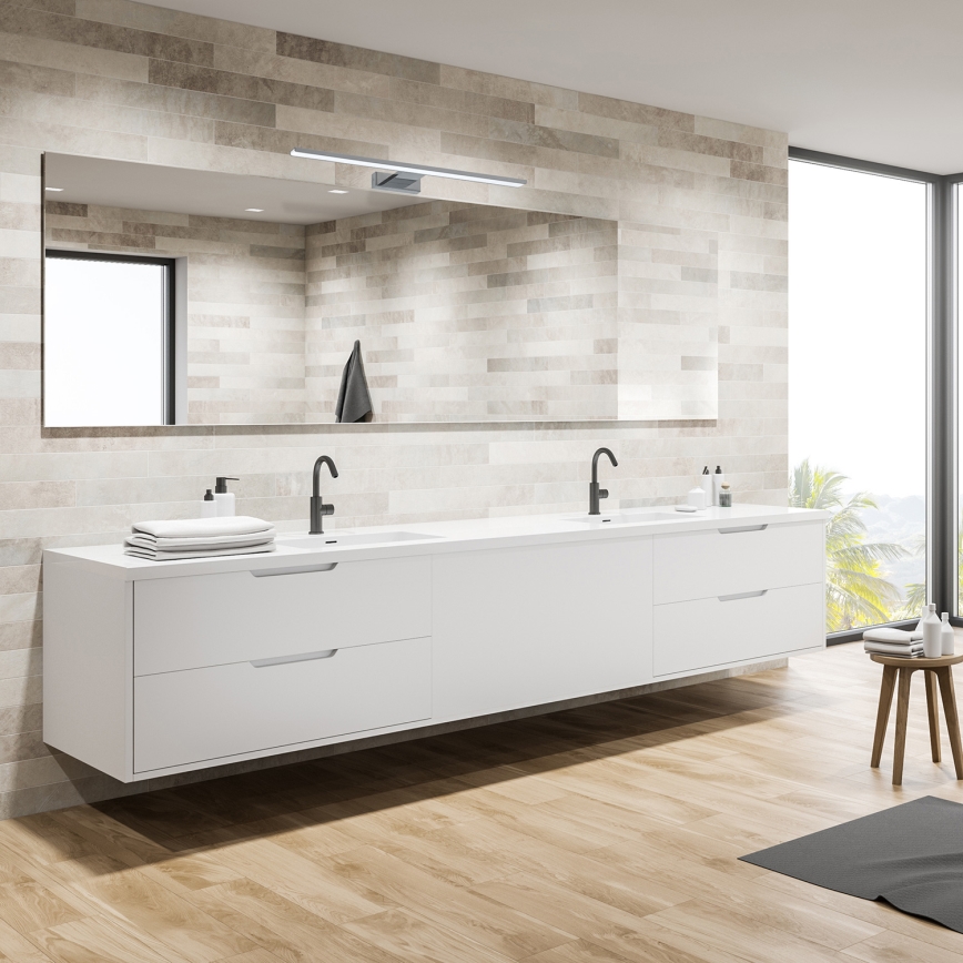 LED-kylpyhuonepeilivalaisin SHINE, 13,8 W / 230 V, 60 cm, IP44, kiiltävä kromi