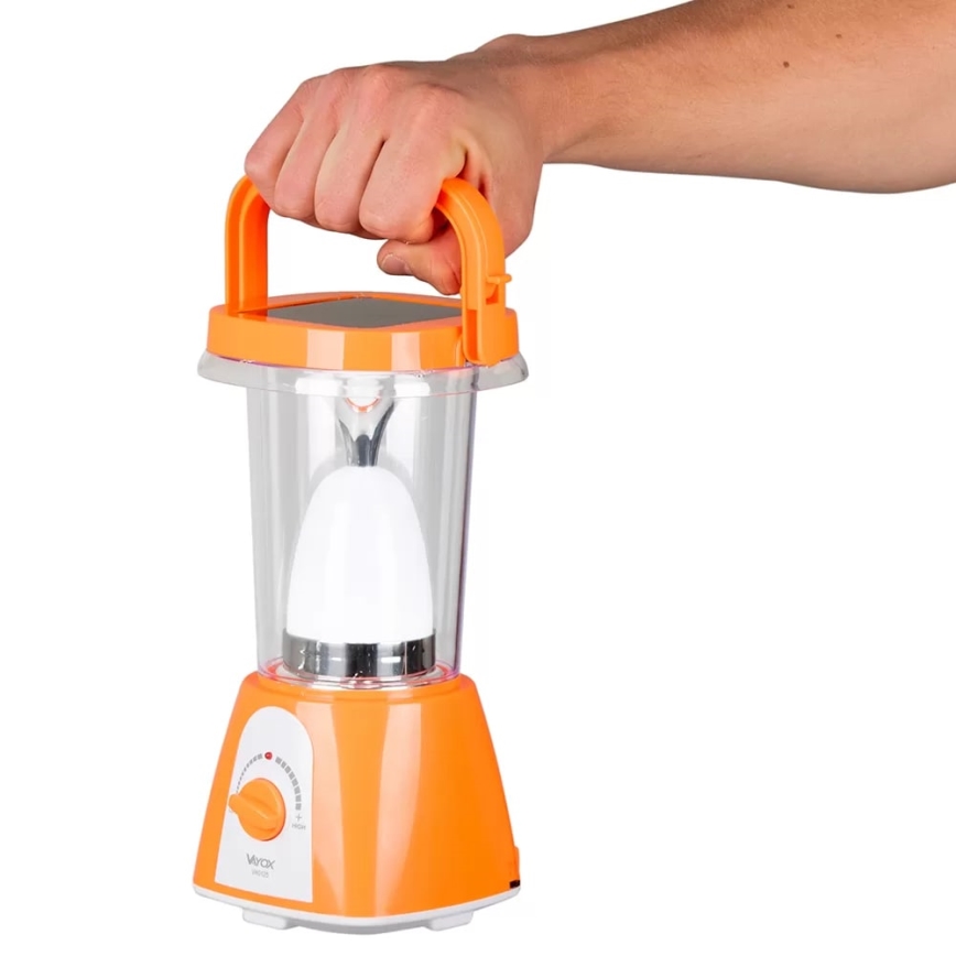 LED Himmennettävä ladattava aurinko lamppu virta pankki -toiminto LED/230V 710 kiiltävä 1600 mAh