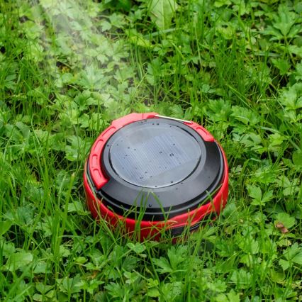 LED Himmennettävä ladattava aurinko taskulamppu virta pankki -toiminto LED/3W/5V 3000/4000/6500K IPX6 500 kiiltävä 2000 mAh