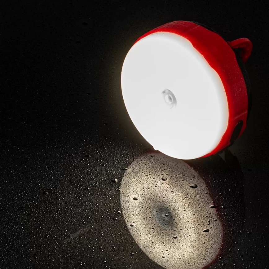 LED Himmennettävä ladattava aurinko taskulamppu virta pankki -toiminto LED/3W/5V 3000/4000/6500K IPX6 500 kiiltävä 2000 mAh