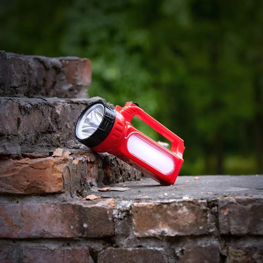 LED ladattava aurinkokäyttöinen taskulamppu LED/7W/230V 400 lm 3200 mAh