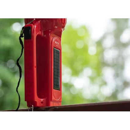 LED ladattava aurinkokäyttöinen taskulamppu LED/7W/230V 400 lm 3200 mAh