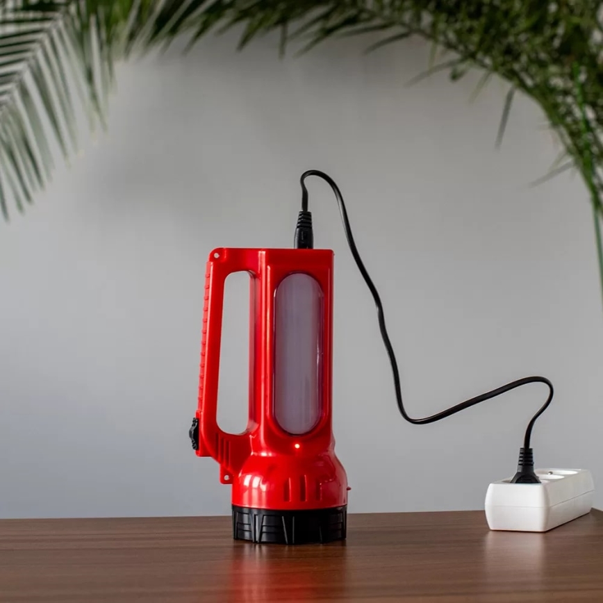 LED ladattava aurinkokäyttöinen taskulamppu LED/7W/230V 400 lm 3200 mAh