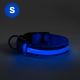 LED ladattava koiran kaulapanta 35-43 cm 1xCR2032/5V/40 mAh sininen