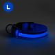 LED ladattava koiran kaulapanta 45-52 cm 1xCR2032/5V/40 mAh sininen