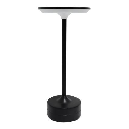 LED ladattava kosketusohjattu pöytävalaisin TAVOLO LED/2,5W/5V 2400 mAh 3000-6000K musta