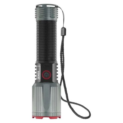 LED ladattava metallinen taskulamppu LED/5V 3000 lm 5000 mAh IP43