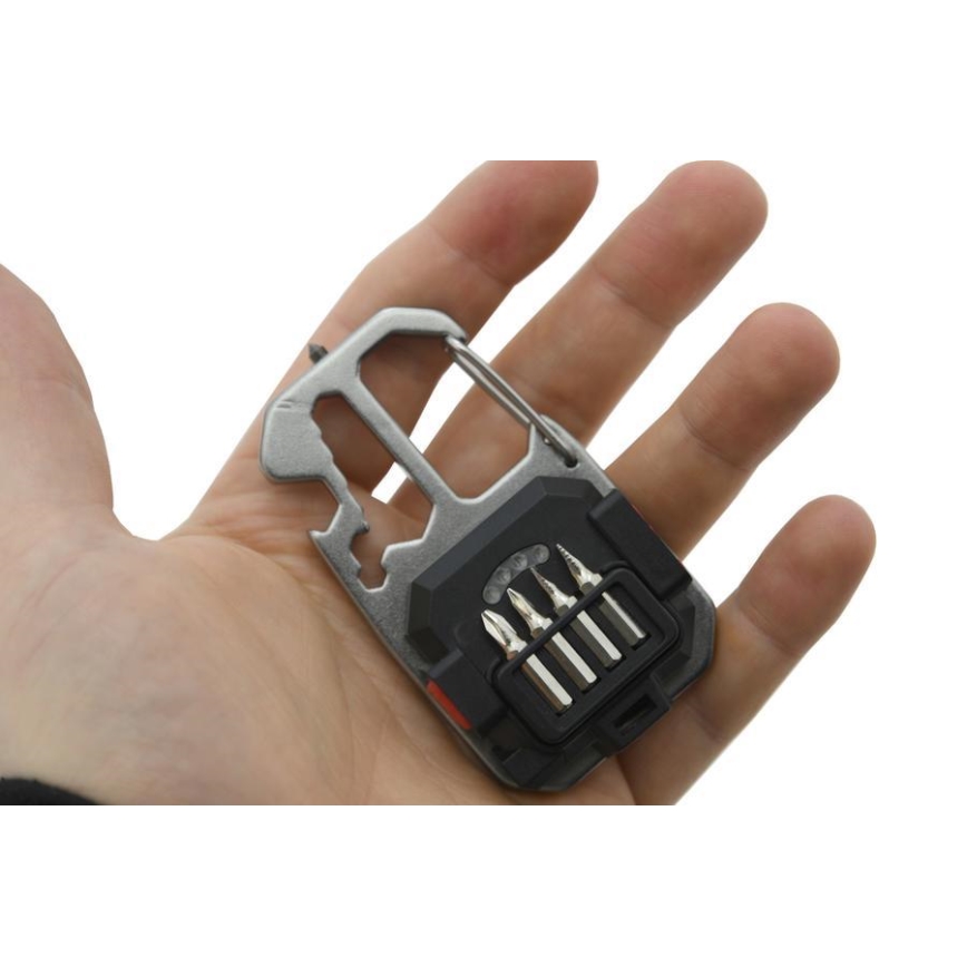 LED ladattava monitoiminen taskulamppu jalustalla LED/USB-C 400 mAh