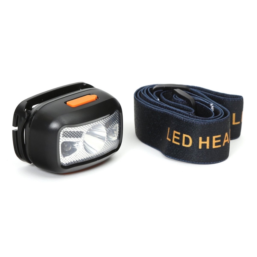 LED Ladattava otsavalo punaisella LEDillä / 3W / 5V